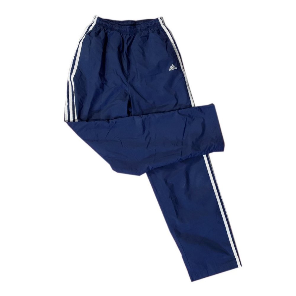 Adidas Navy Blue Lined Windpants Size S